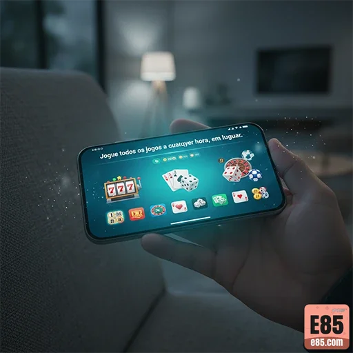 e85 - app exclusivo - Interface do App