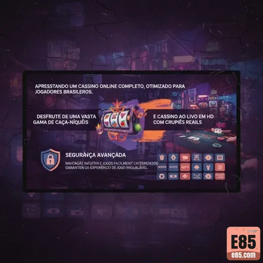 e85 - interface premium - Cadastro na Plataforma