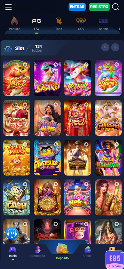 Inicie Sua Jornada em Jogos Especiais no e85.com